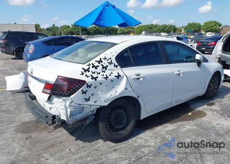 2014 Honda Civic Lx from USA, damaged, VIN 19XFB2F5XEE009628